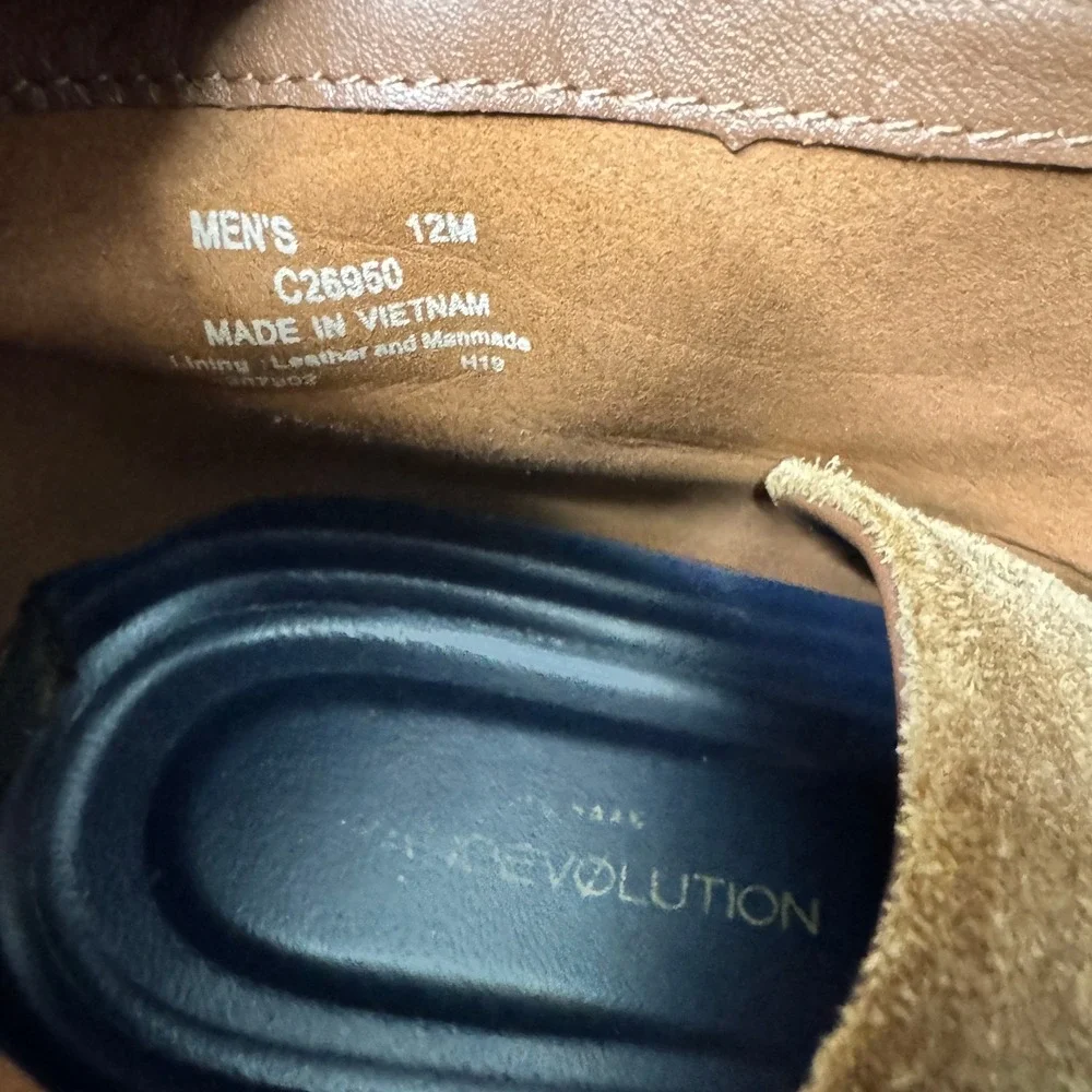 Cole Haan Chukka Boots Mens 12 M Grand Evolution Suede British Tan Lace Up
